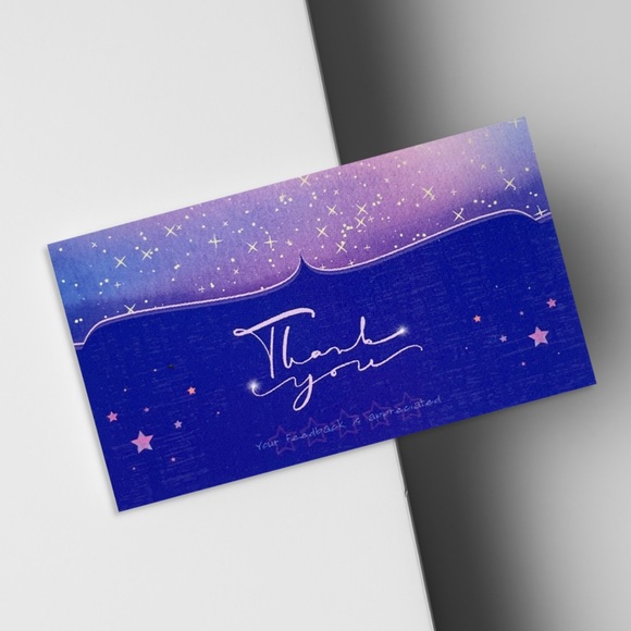 Sublime ⋆ Thank You Business Cards ⋆ Manifest Miracles - Picture 1 of 6
